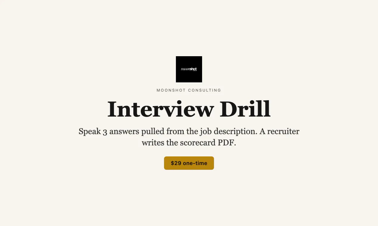 Interview Drill gallery image