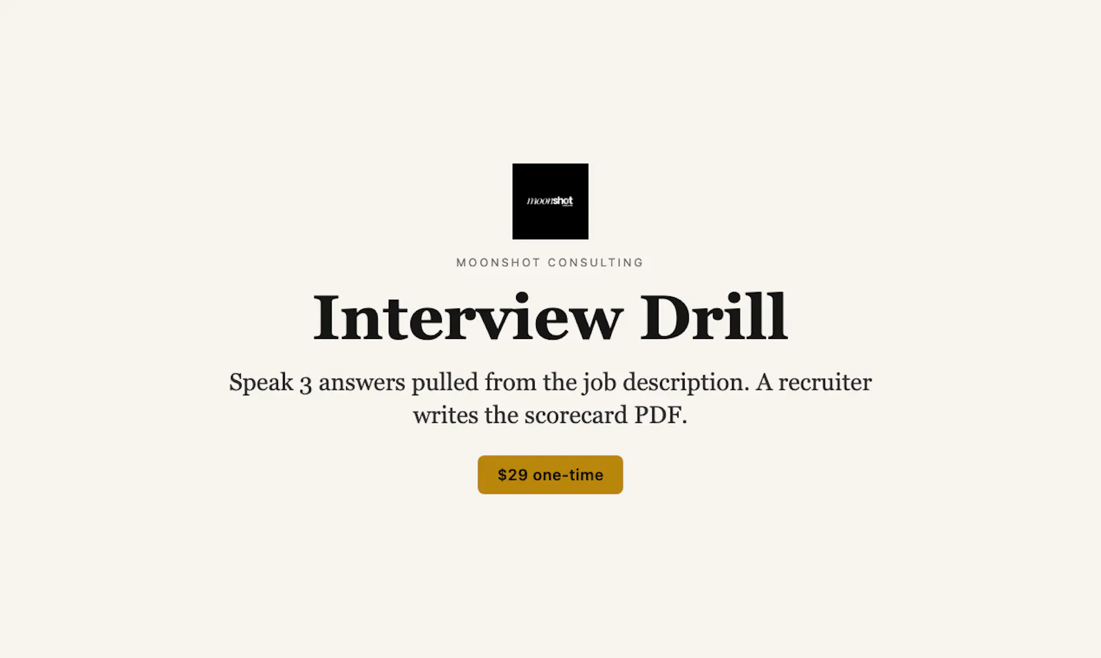Interview Drill screenshot 1