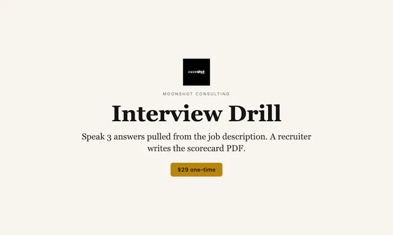 Interview Drill screenshot 1