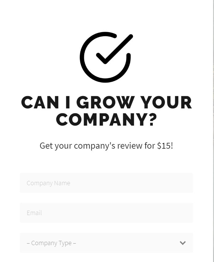 Can I Grow Your Company? gallery image