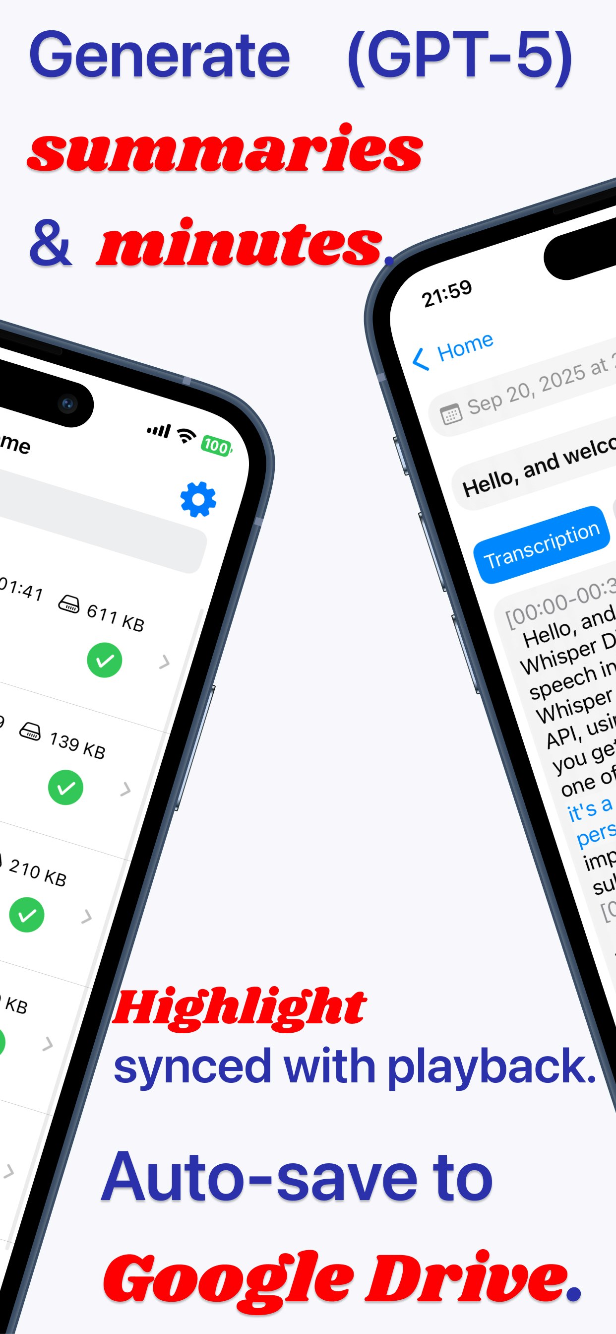 Média Chuchoter directement - Vous permet d'utiliser votre clé Openai pour une transcription abordable 2