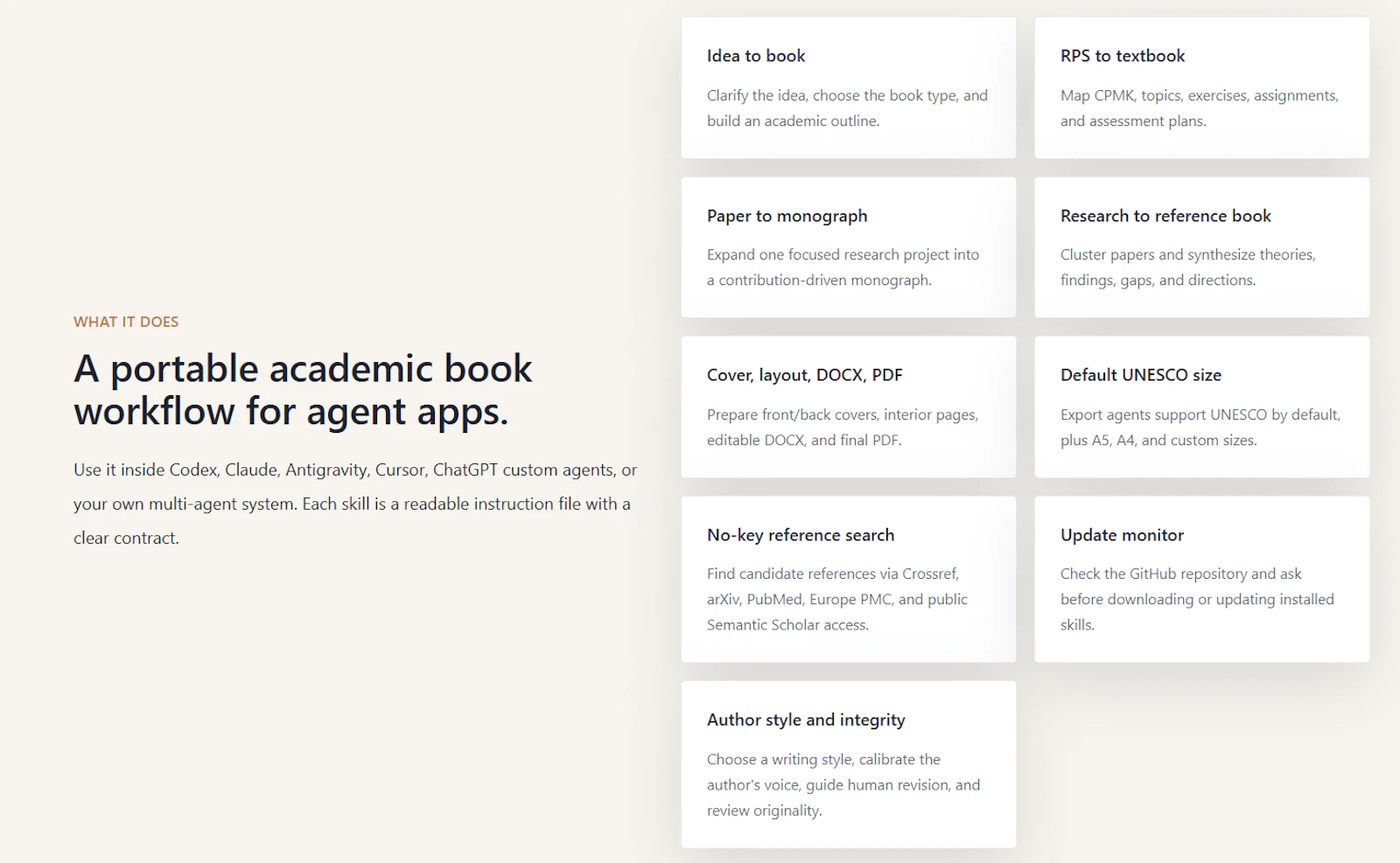 Book Author Agent Skills screenshot 3
