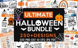 Ultimate Halloween Bundle - 250+ Designs media 1