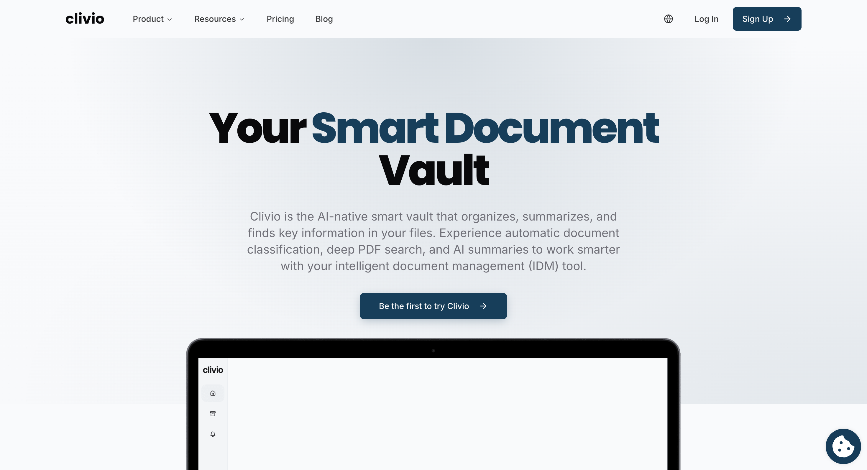 Clivio - Main product screenshot demonstrating key features and user interface