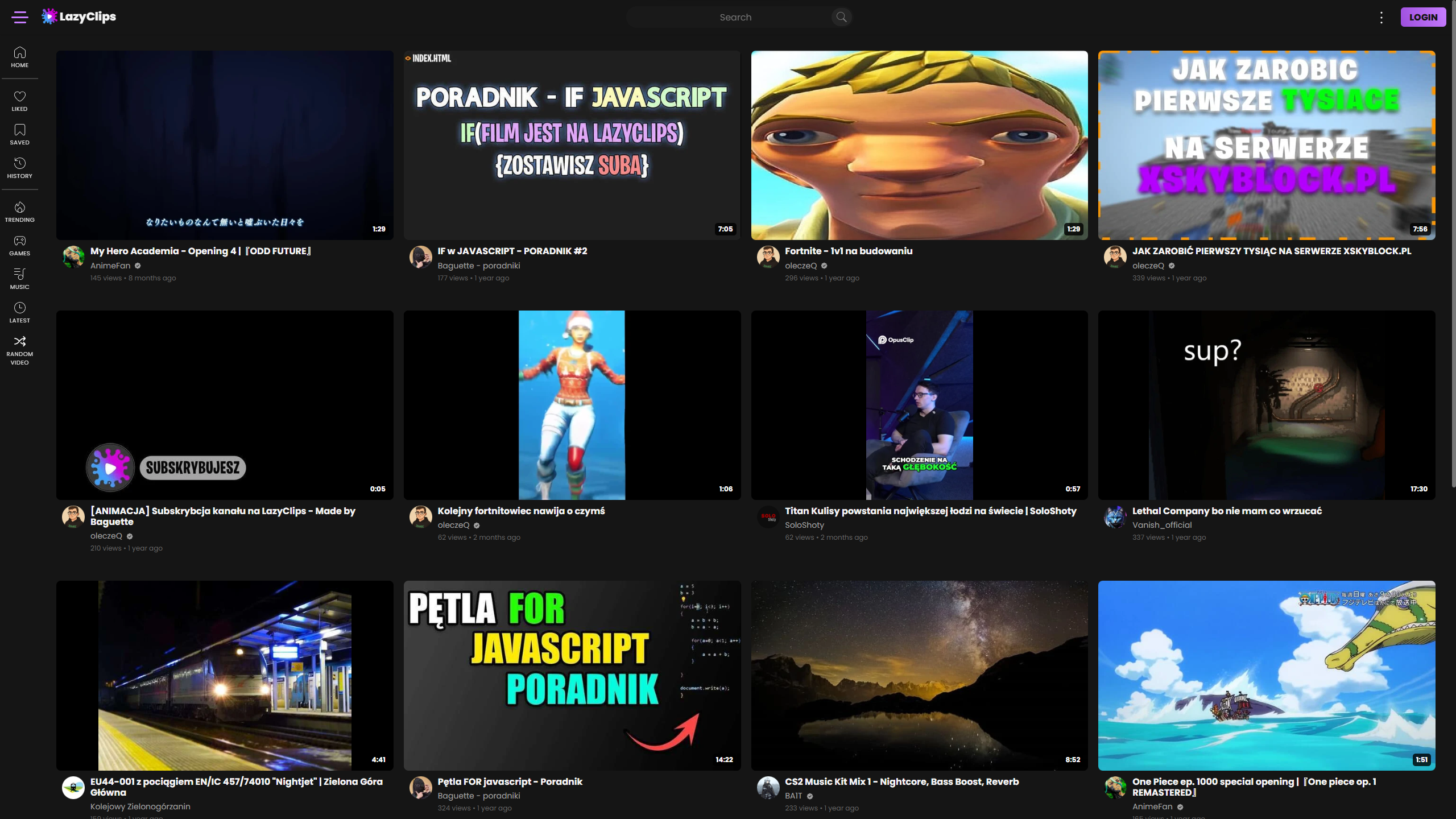 Media Lazyclips - perkhidmatan streaming video percuma 2