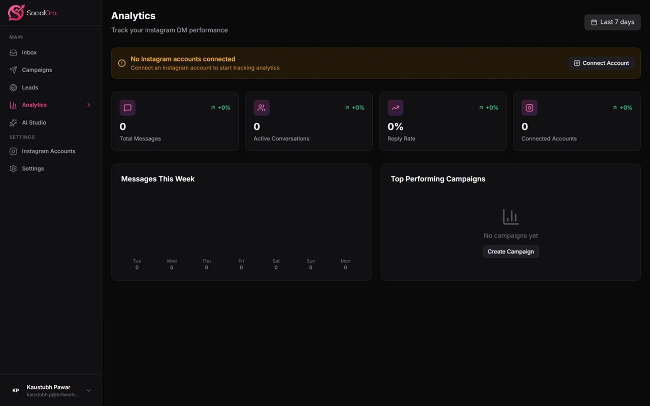 Socialora - Screenshot 5 showing product features and functionality