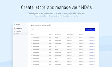 Free NDA Generation Tool By Capbase gallery image