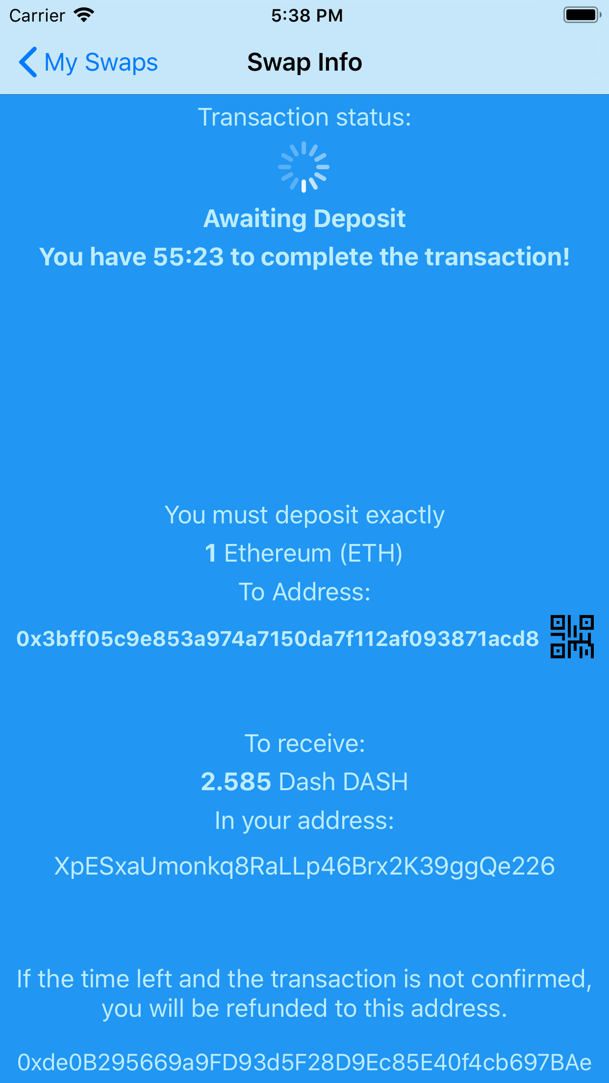 Swap Cryptocurrency for iPhone & iPad gallery image