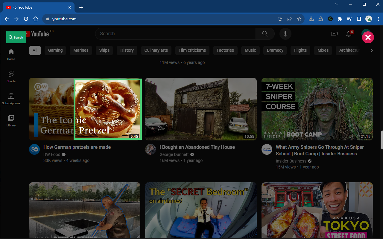 Buscador: recherchez une partie de page Web media 4
