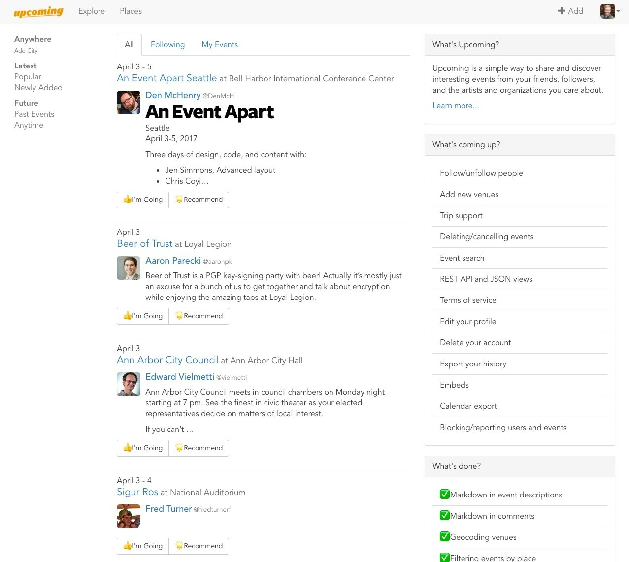 Upcoming.org gallery image