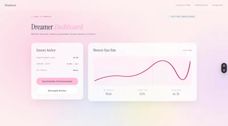 Dreamcore Design System screenshot 2