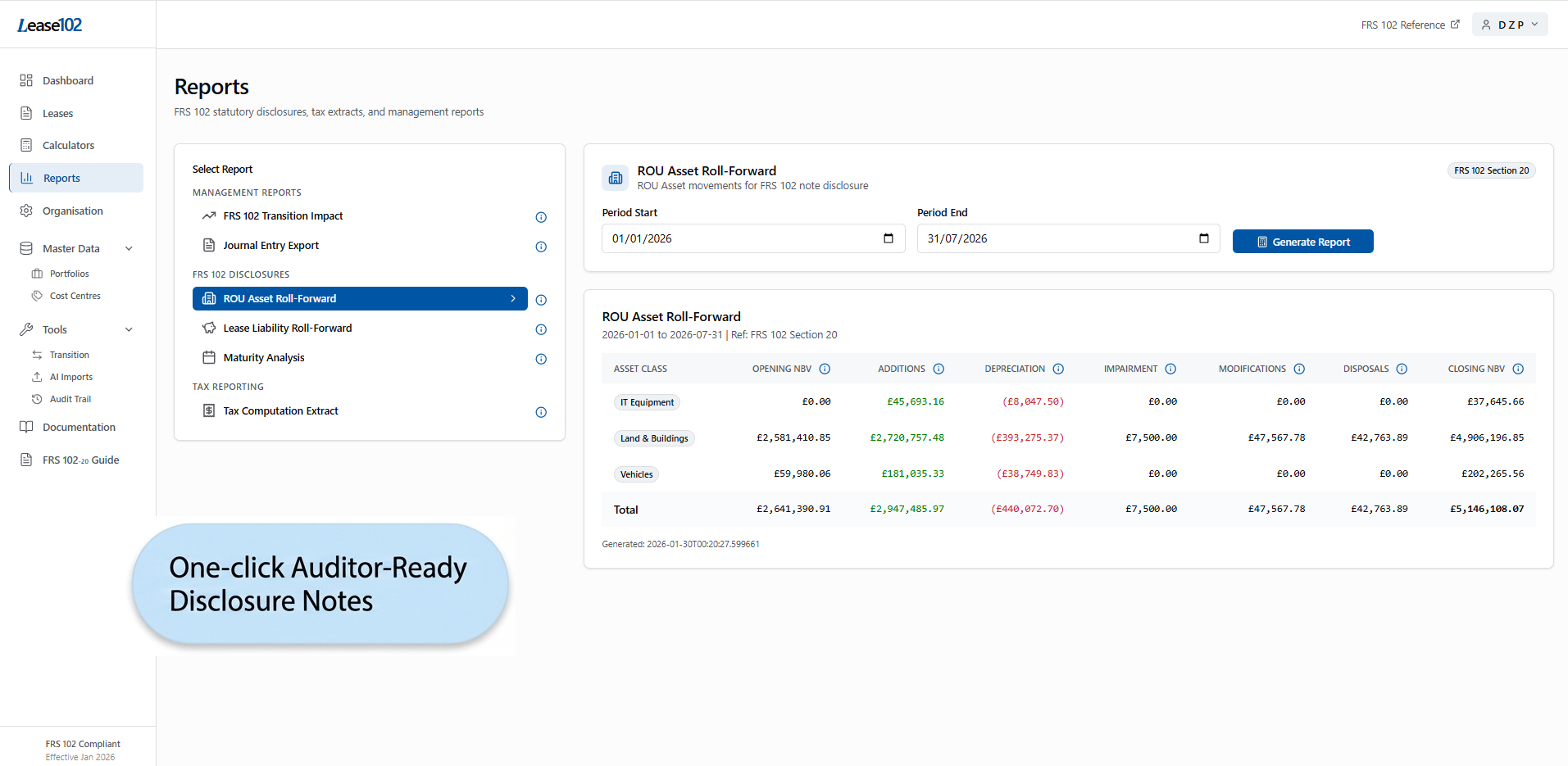 Lease102 - FRS 102 Lease Accounting  gallery image