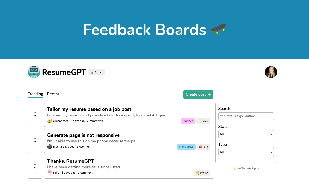 ThumbsUp gallery image