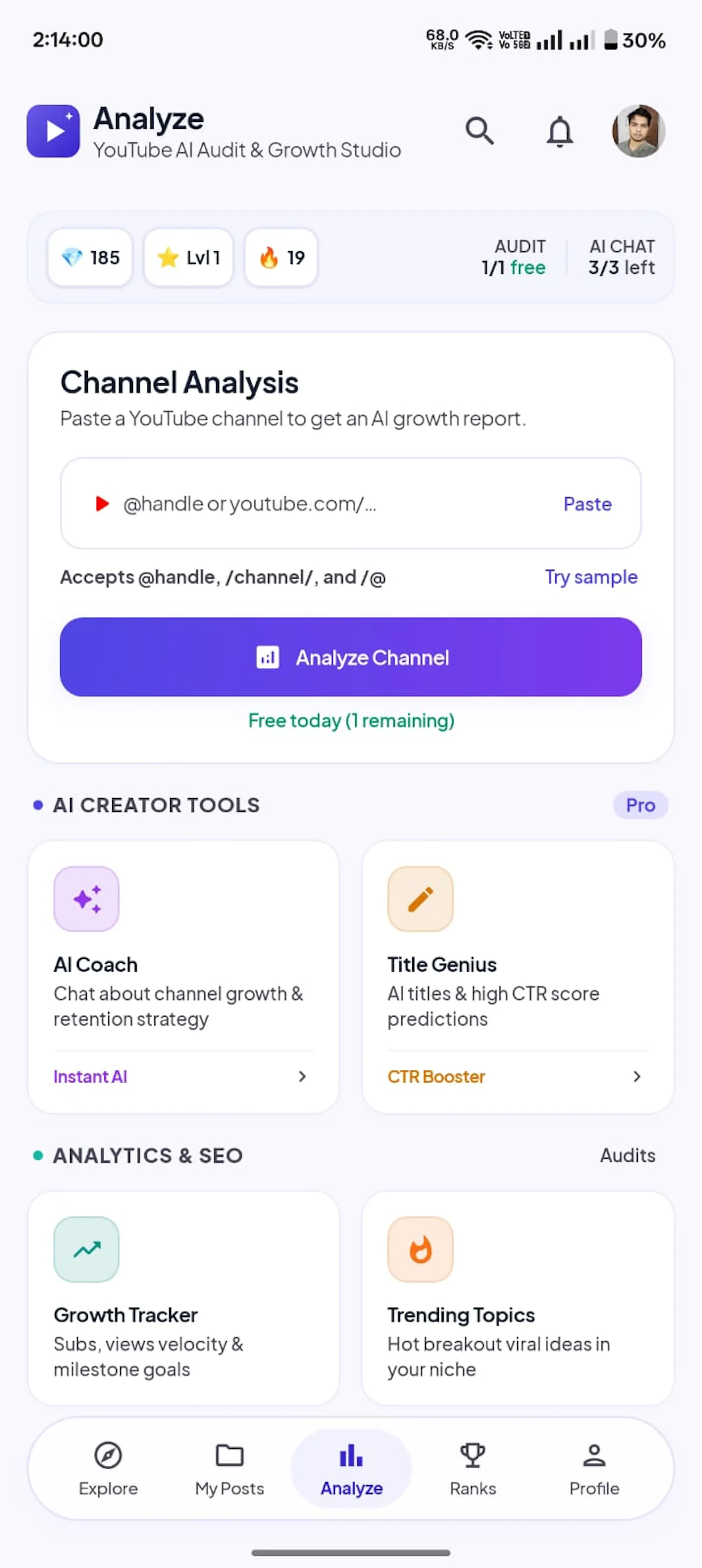 CreoFeedback: AI YouTube Grow screenshot 5