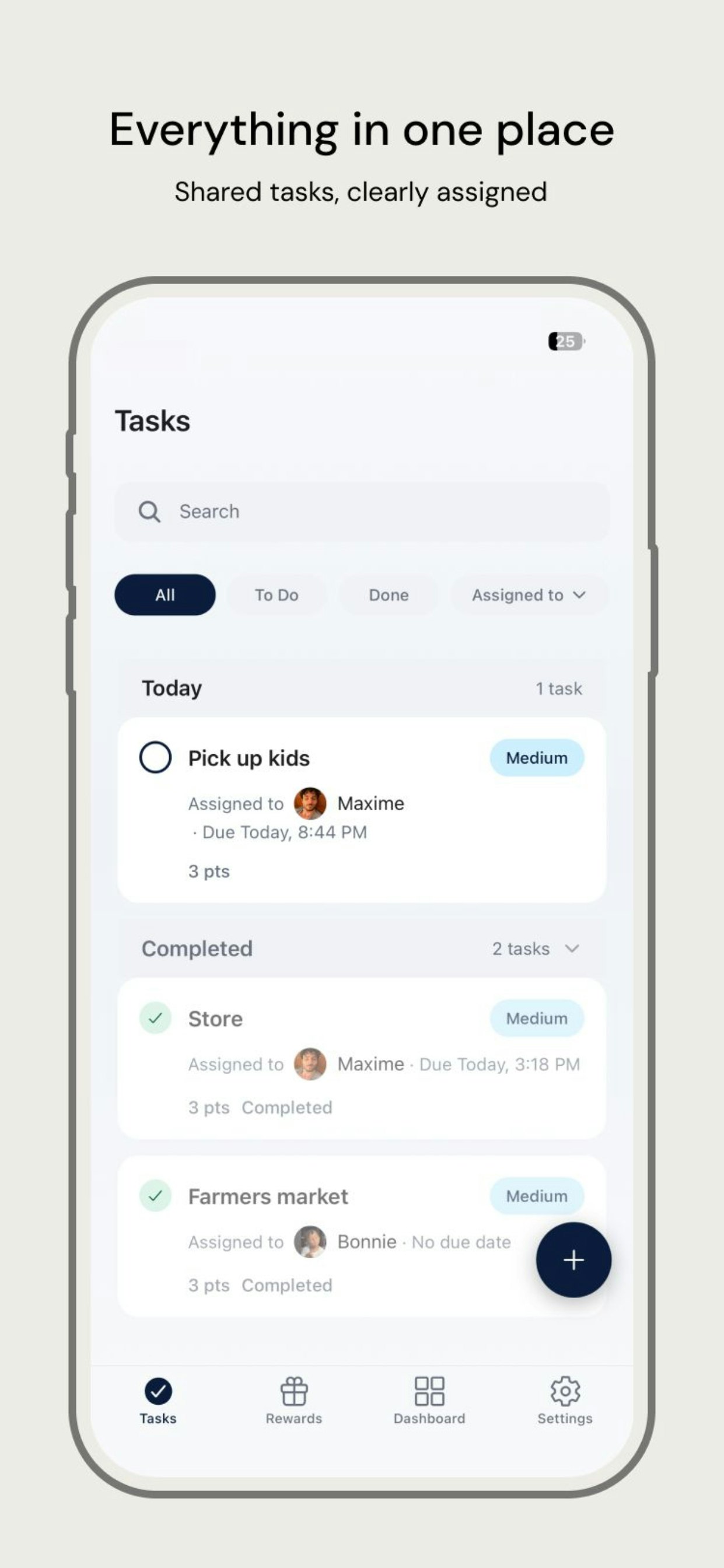 Chores Together: Shared Tasks - Screenshot 3 showing product features and functionality