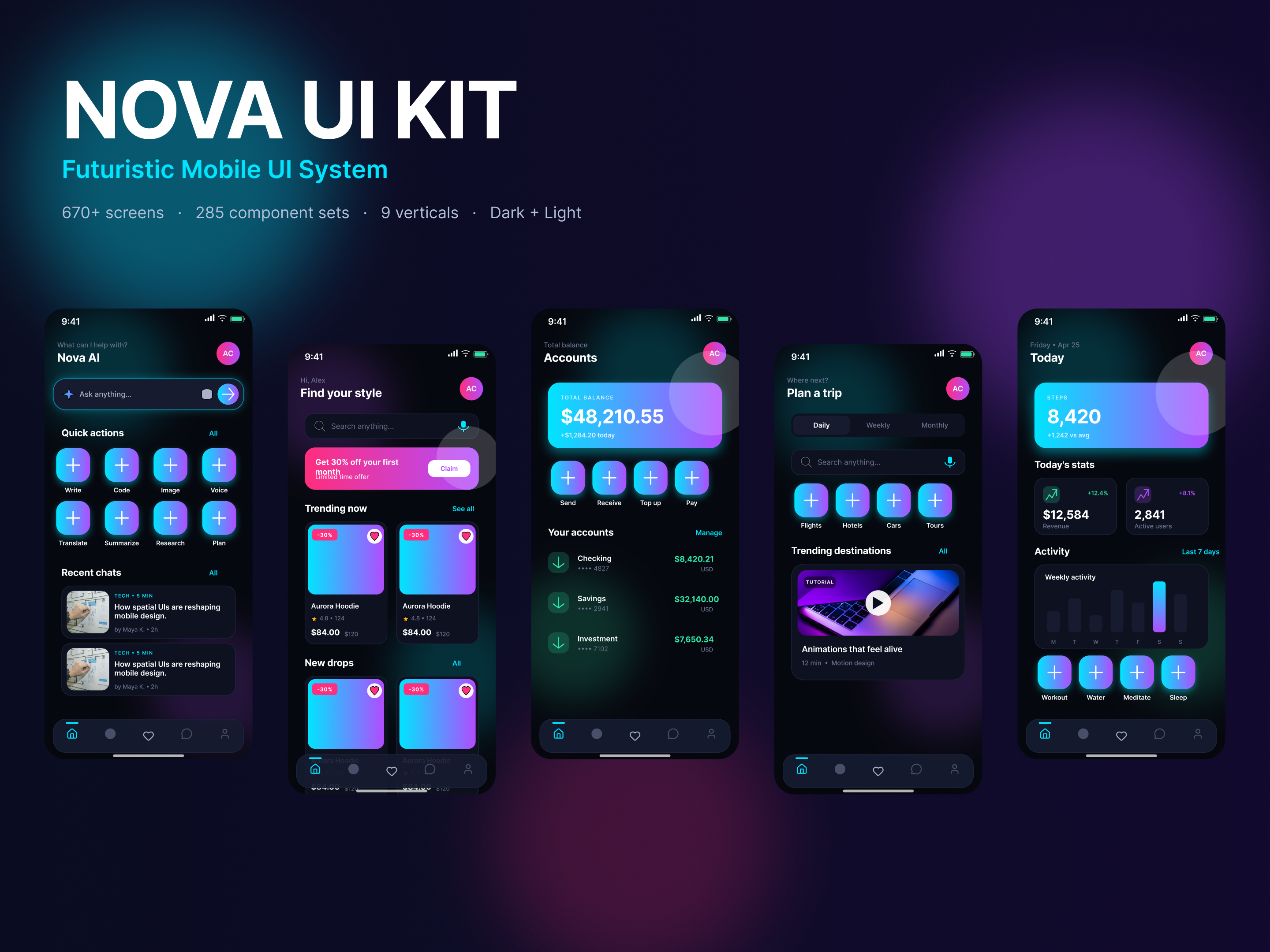 Nova Mobile Ui Design gallery image
