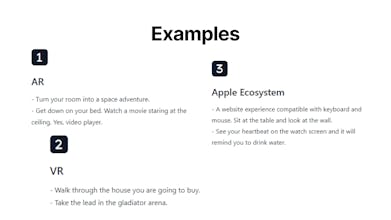 Vision Pro Ideas gallery image