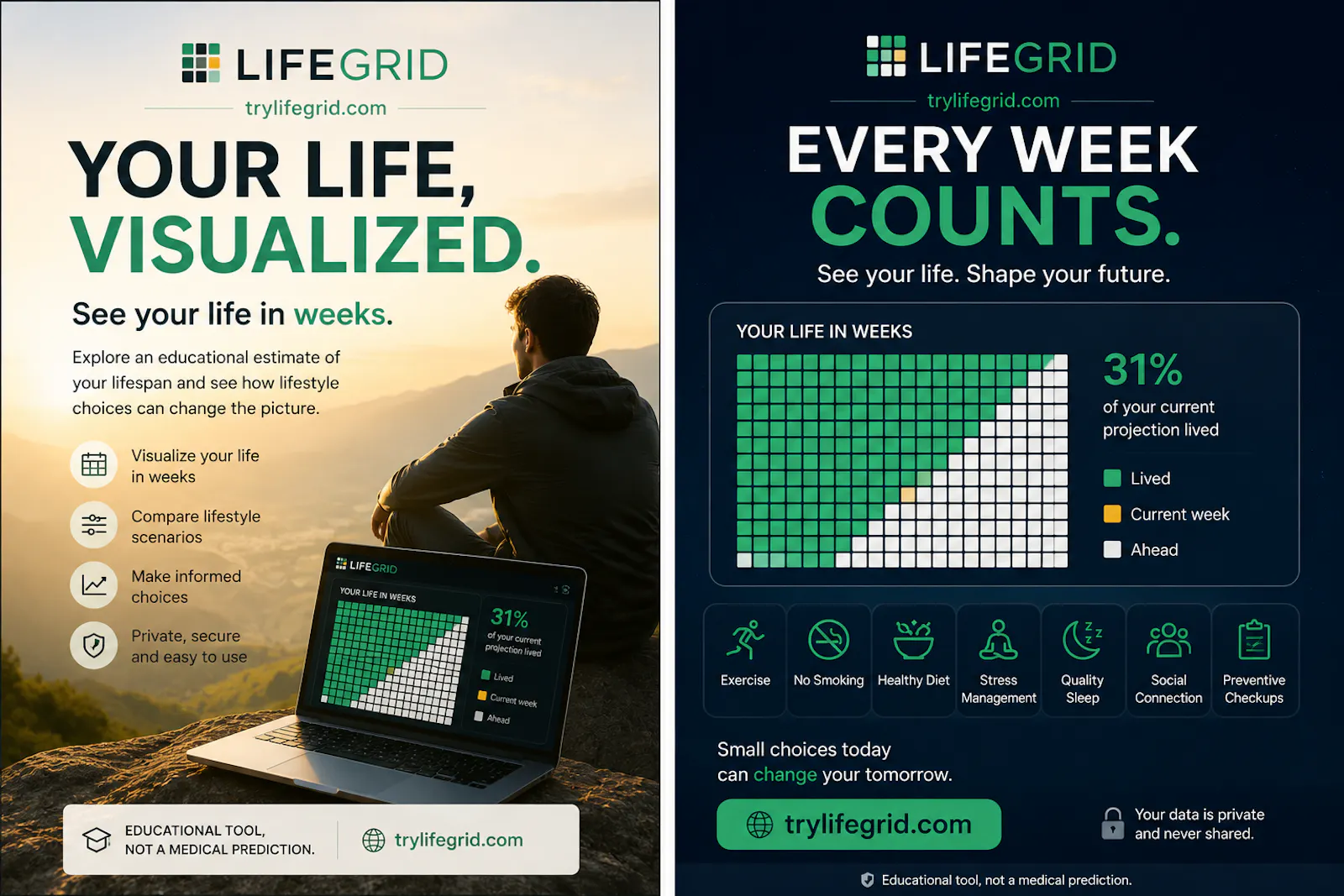 LifeGrid screenshot 1