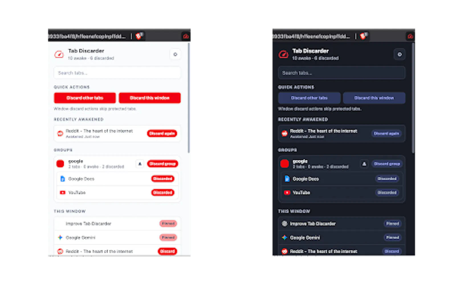 Tab Discarder screenshot 2