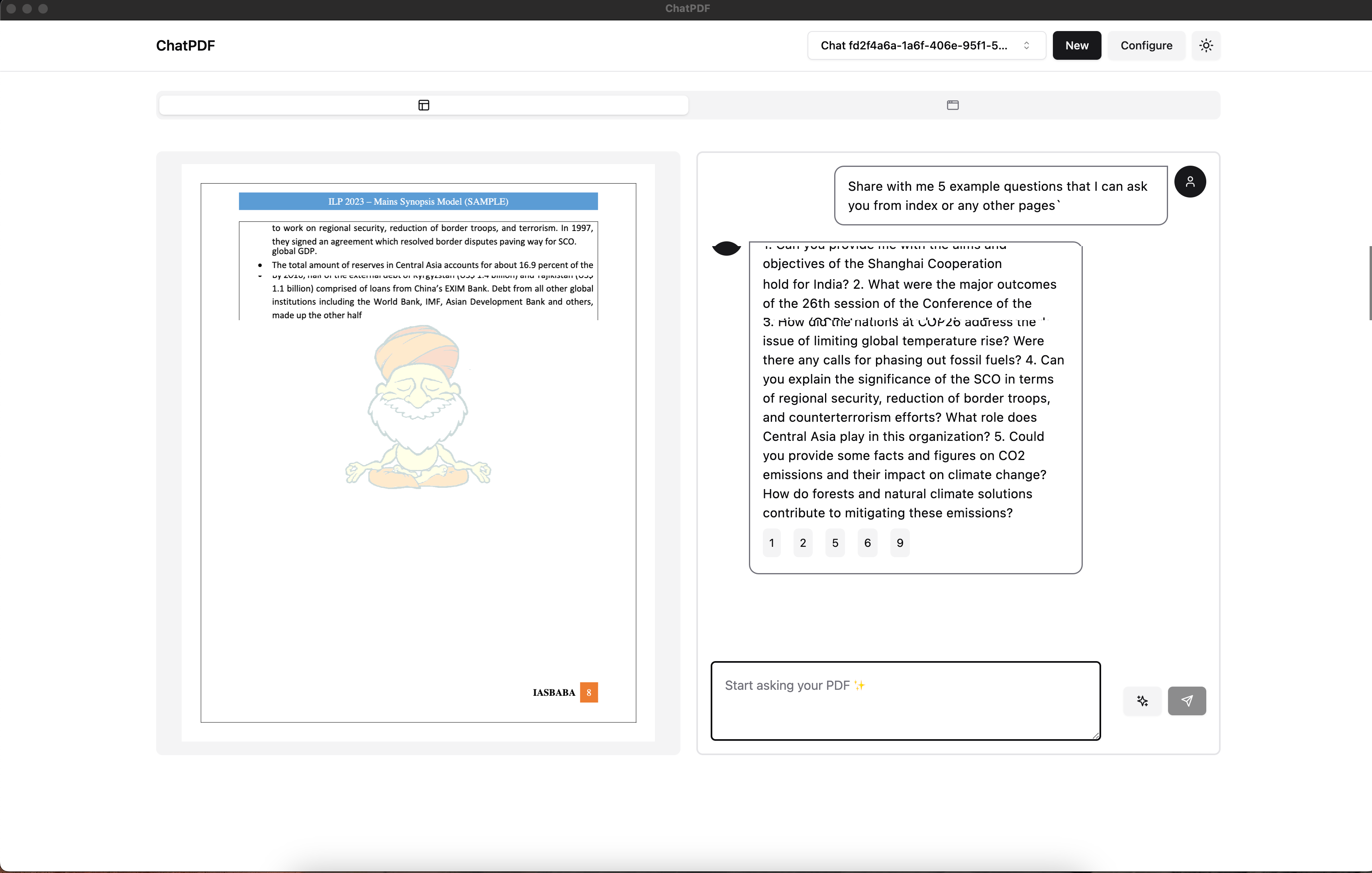 CHATPDF per desktop - [Scelta della chiave API] - CHATPDF su Mac, Win o Linux con chiave API OpenAI/CHATPDF media 1