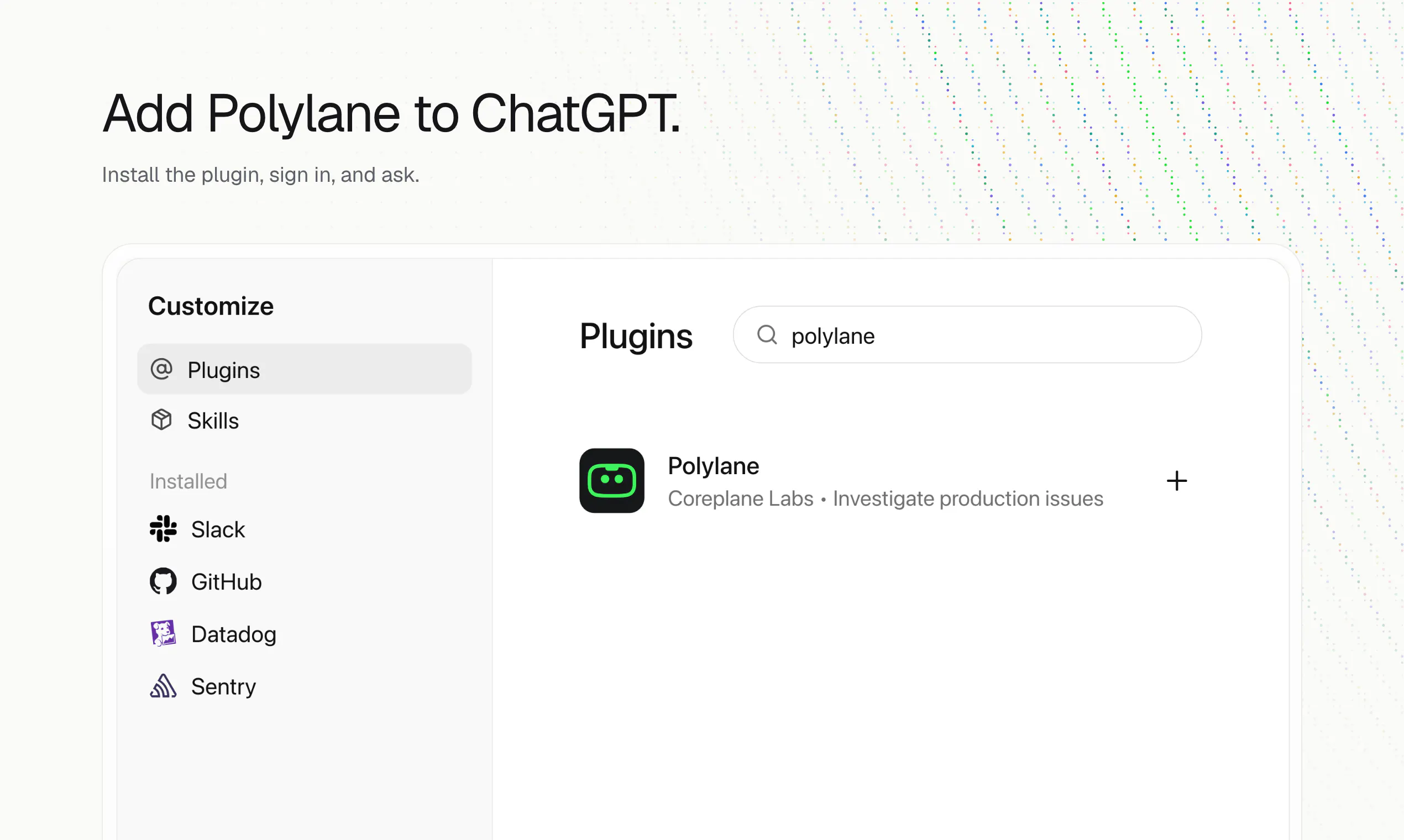 Polylane for ChatGPT gallery image