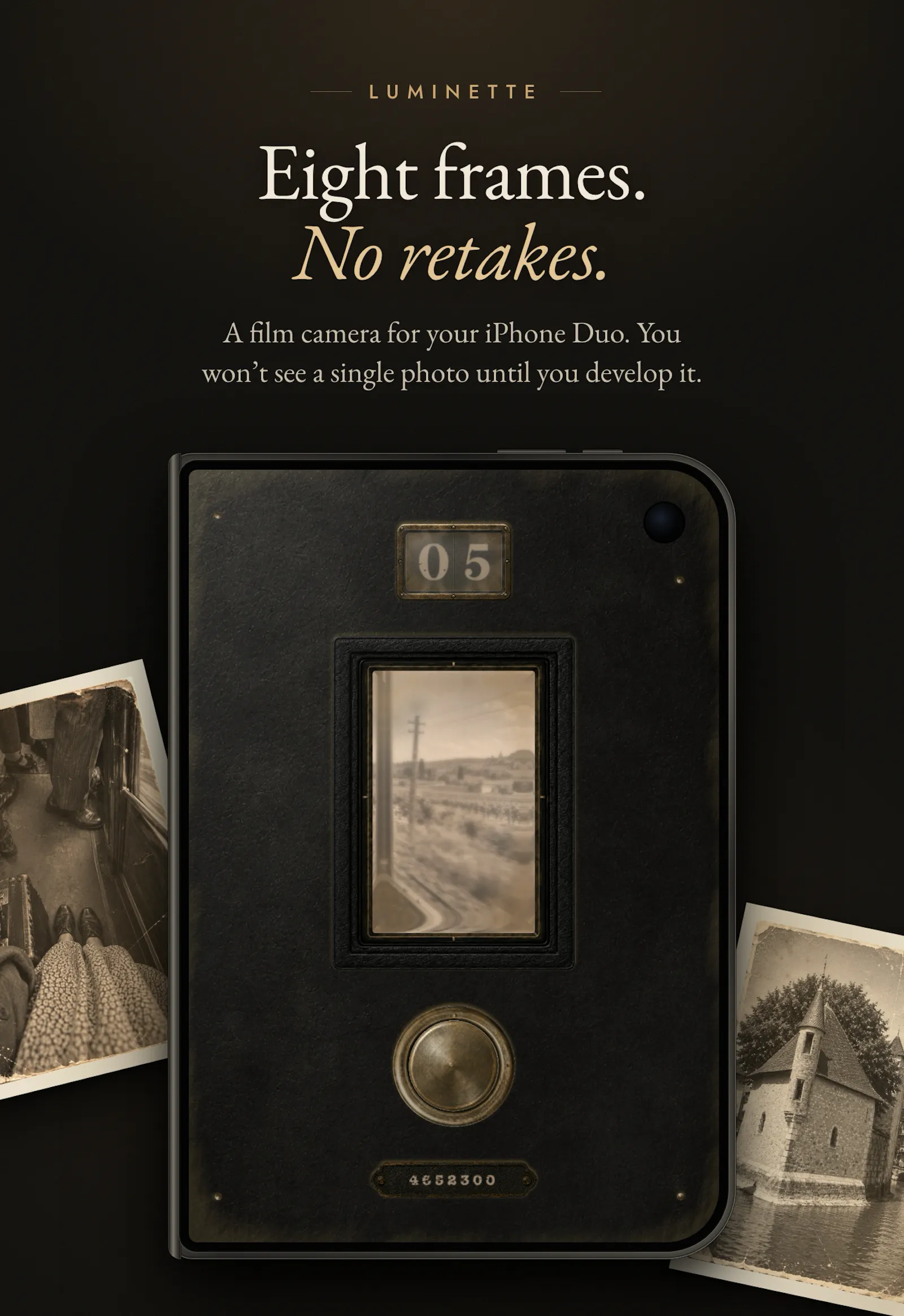 Luminette: A 1920s Camera for iPhone Duo screenshot 3