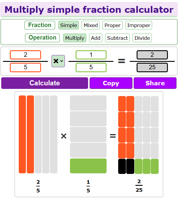 Fraction Calculator gallery image