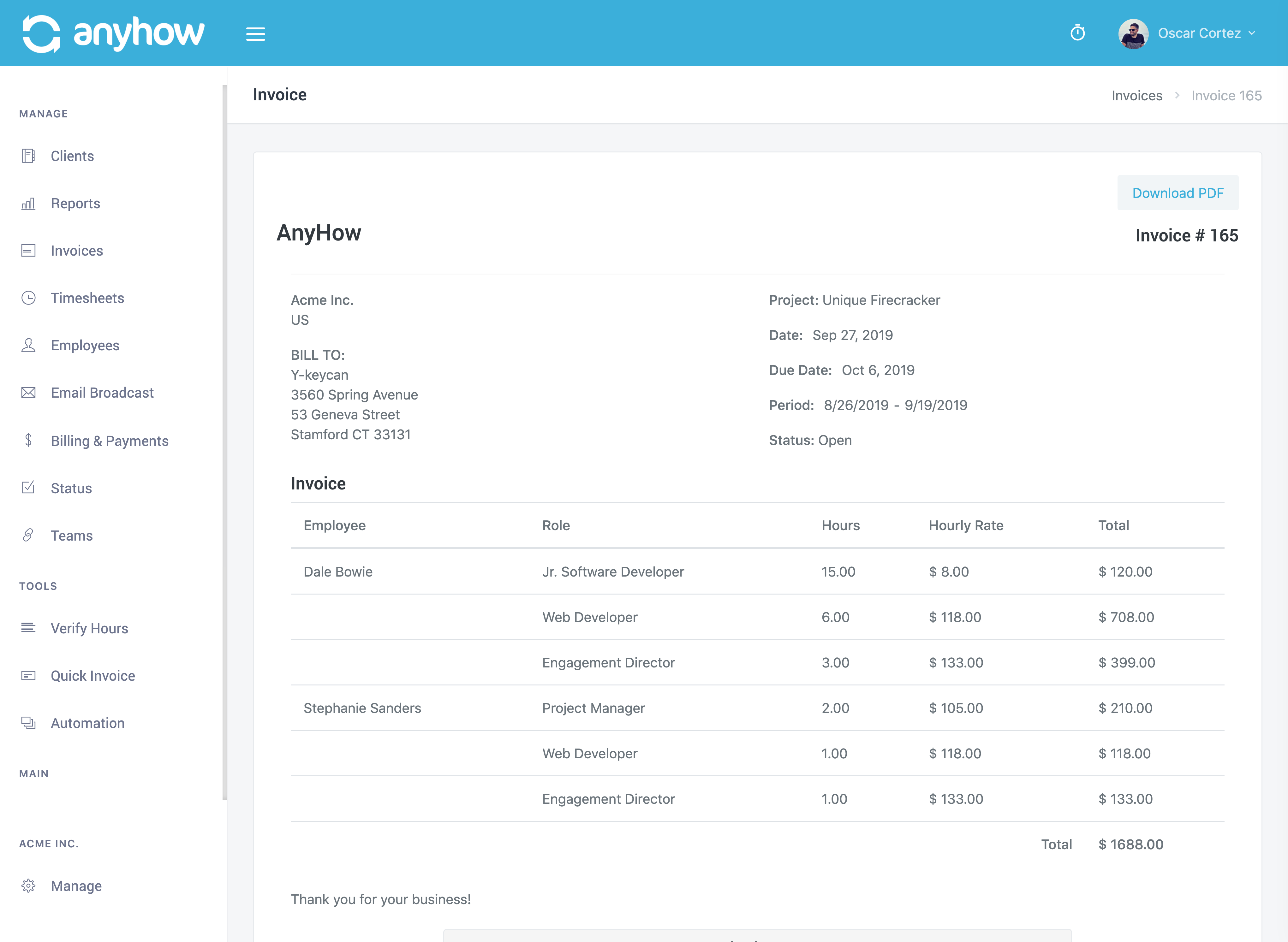 AnyHow - Consultancy Management Software gallery image
