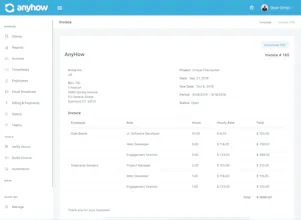 AnyHow - Consultancy Management Software gallery image