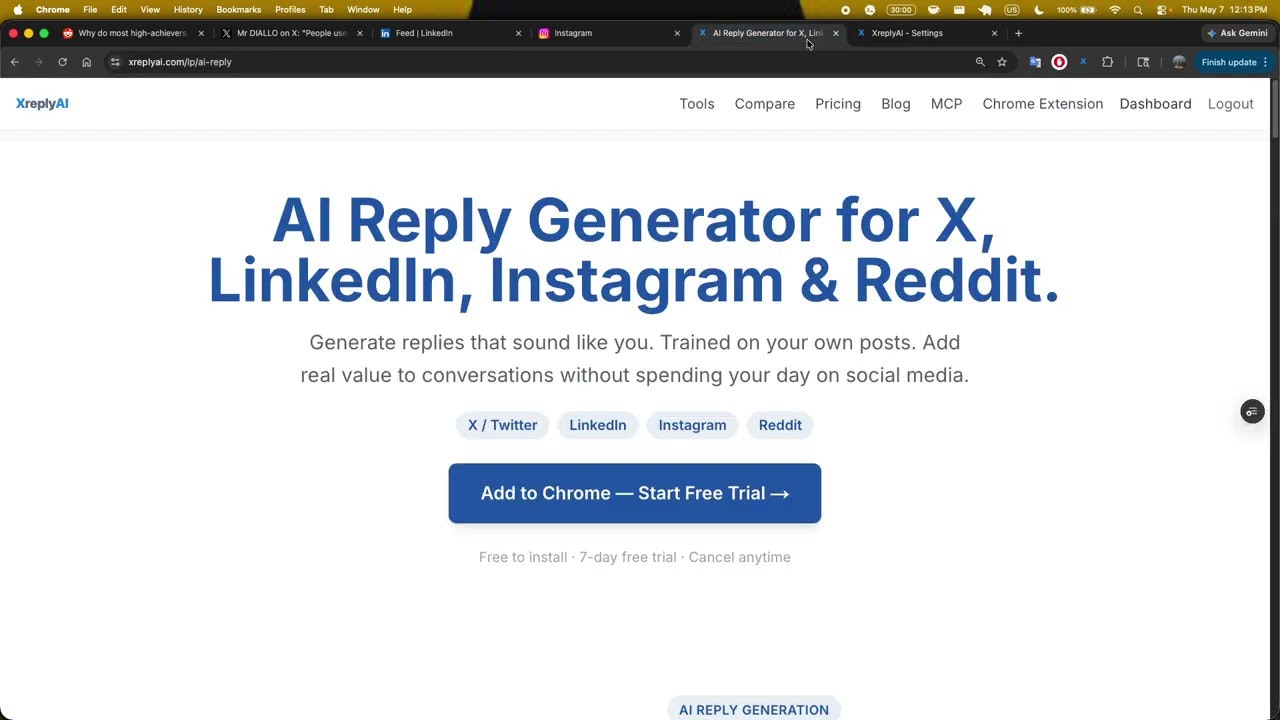 AI social media manager trained on you gallery image