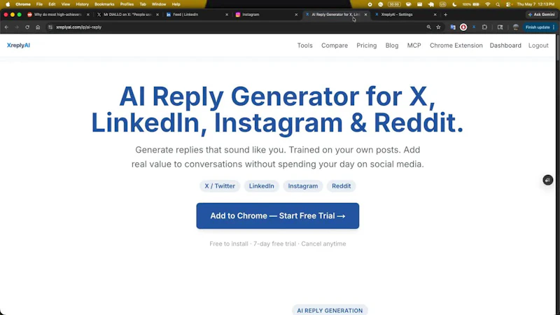 AI social media manager trained on you screenshot 1 (video preview)
