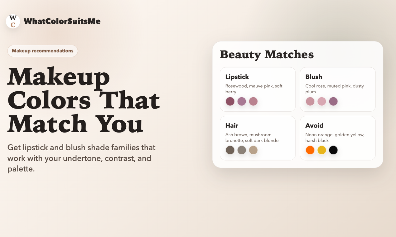 WhatColorSuitsMe gallery image
