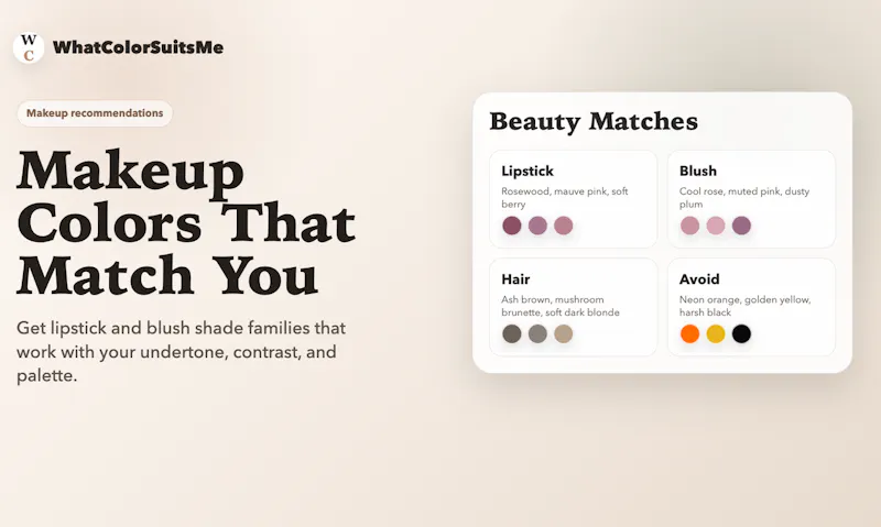 WhatColorSuitsMe screenshot 2