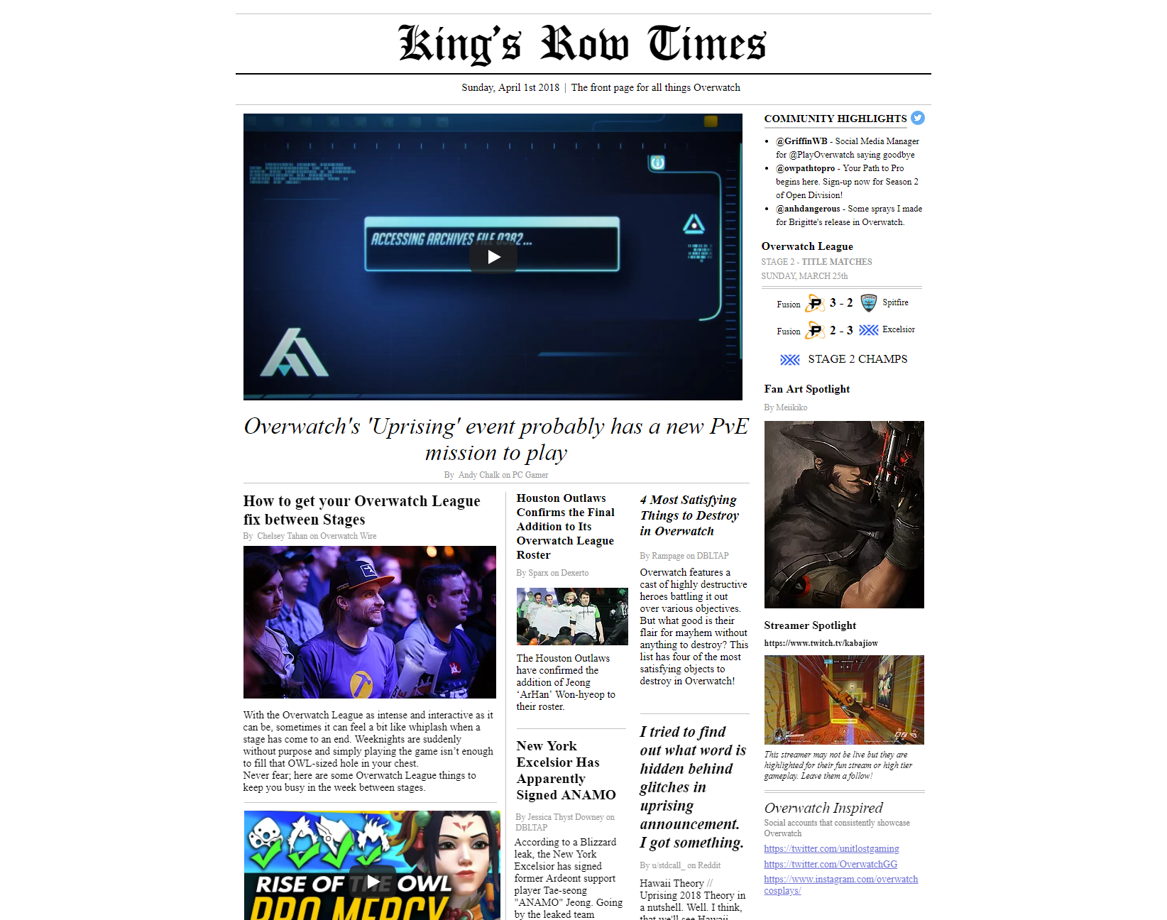 King's Row Times gallery image