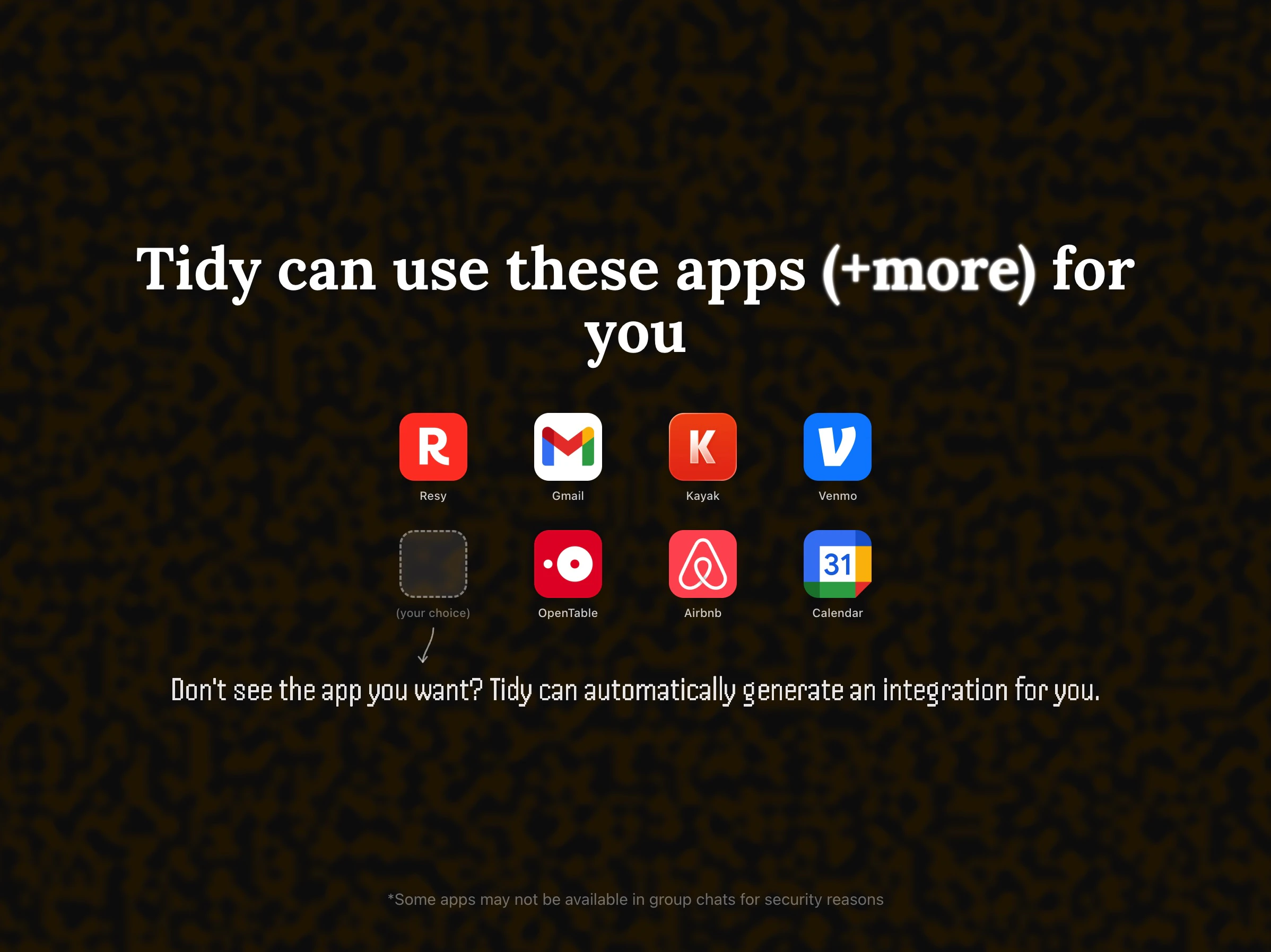 Tidy for Group Chats screenshot 2