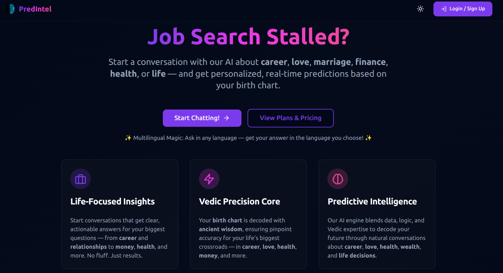 Predintel™ - 予測知能により、人生の決定が容易になりました。メディア6