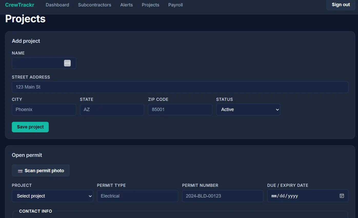 CrewTrackr gallery image