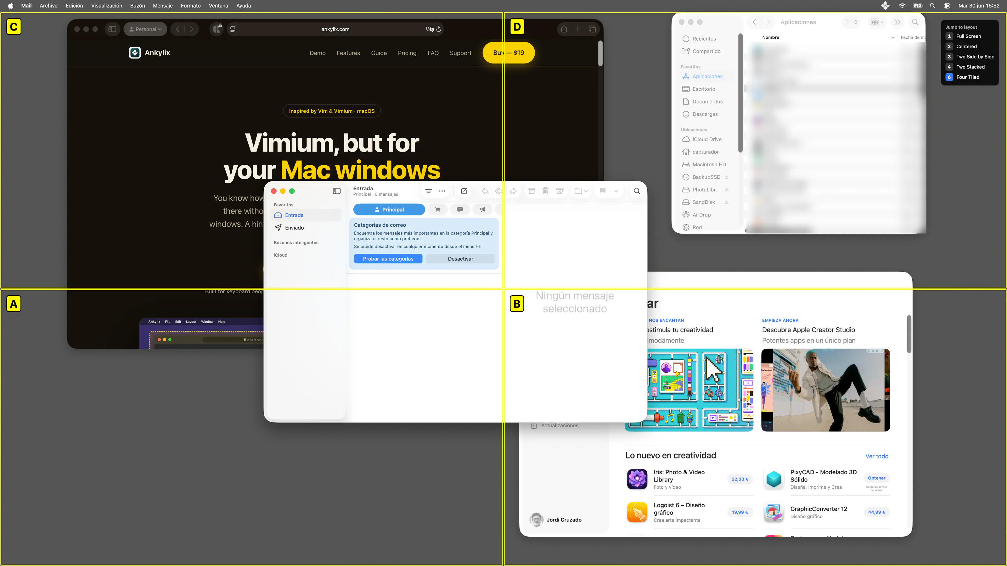 Ankylix — Vimium for your Mac windows gallery image