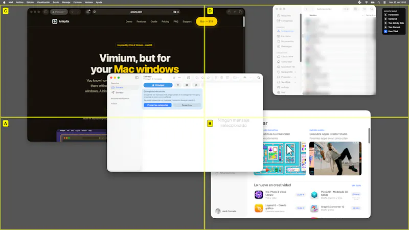 Ankylix — Vimium for your Mac windows screenshot 3