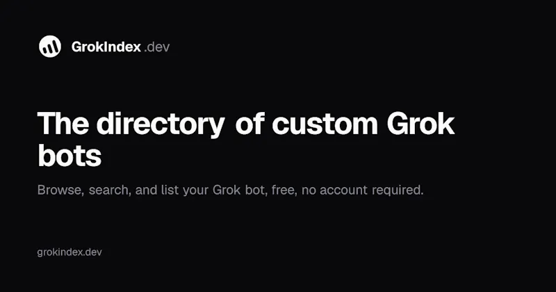 GrokIndex.dev screenshot 1
