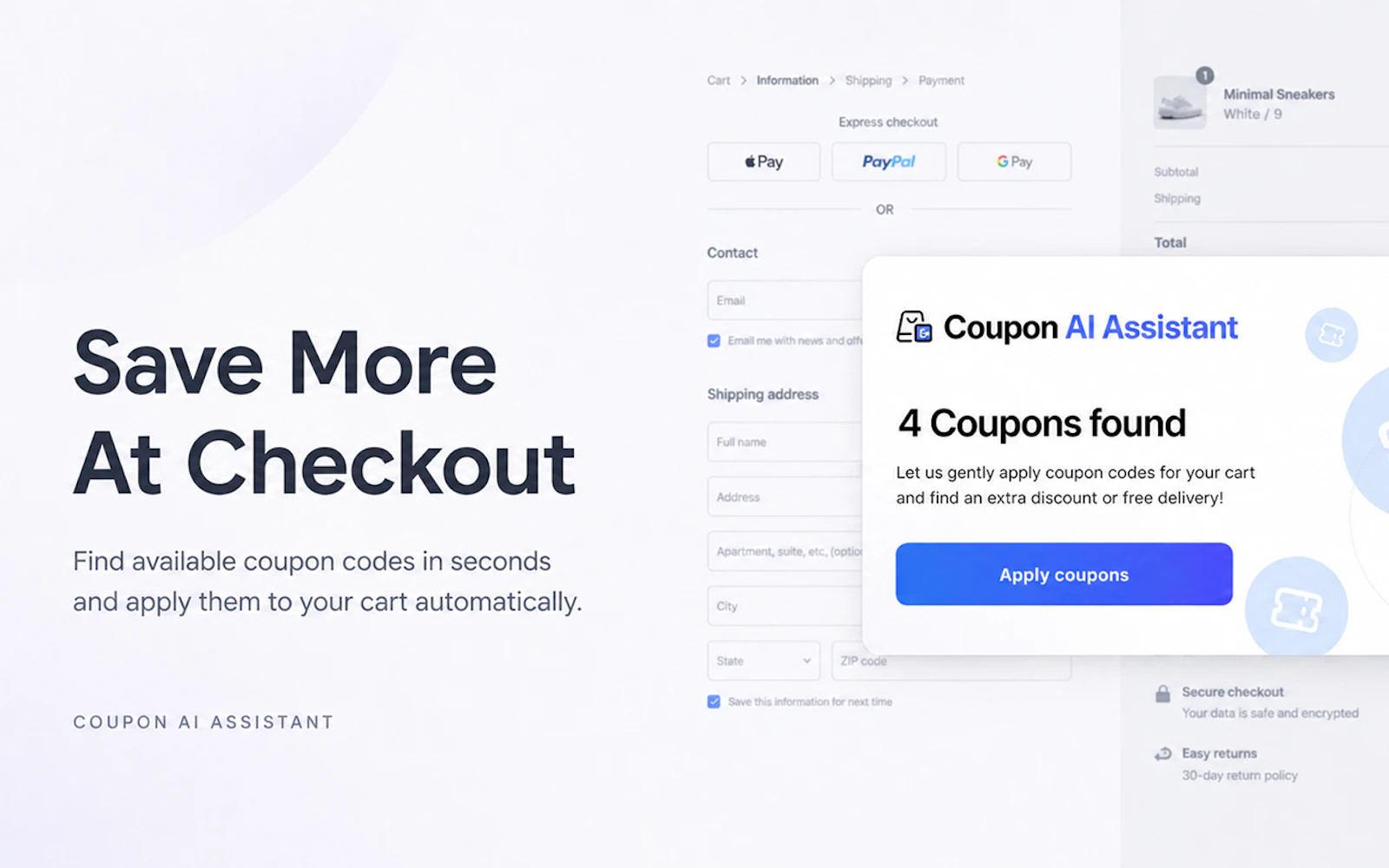 Coupon AI: Shopping Assistant screenshot 1