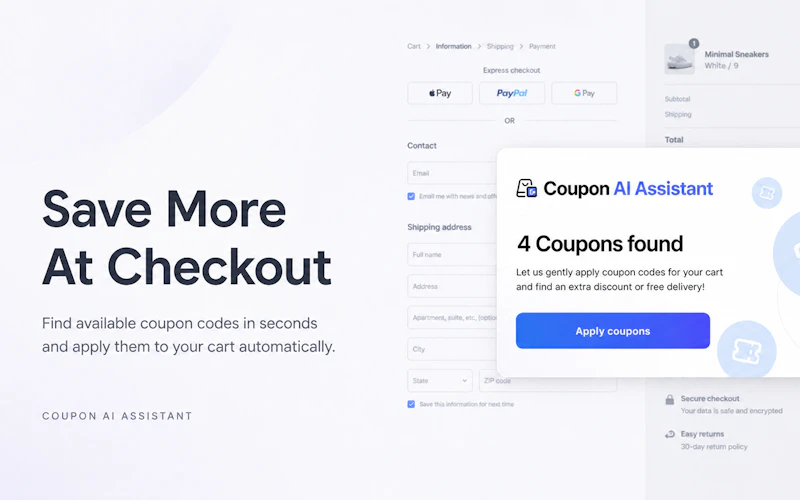Coupon AI: Shopping Assistant screenshot 1
