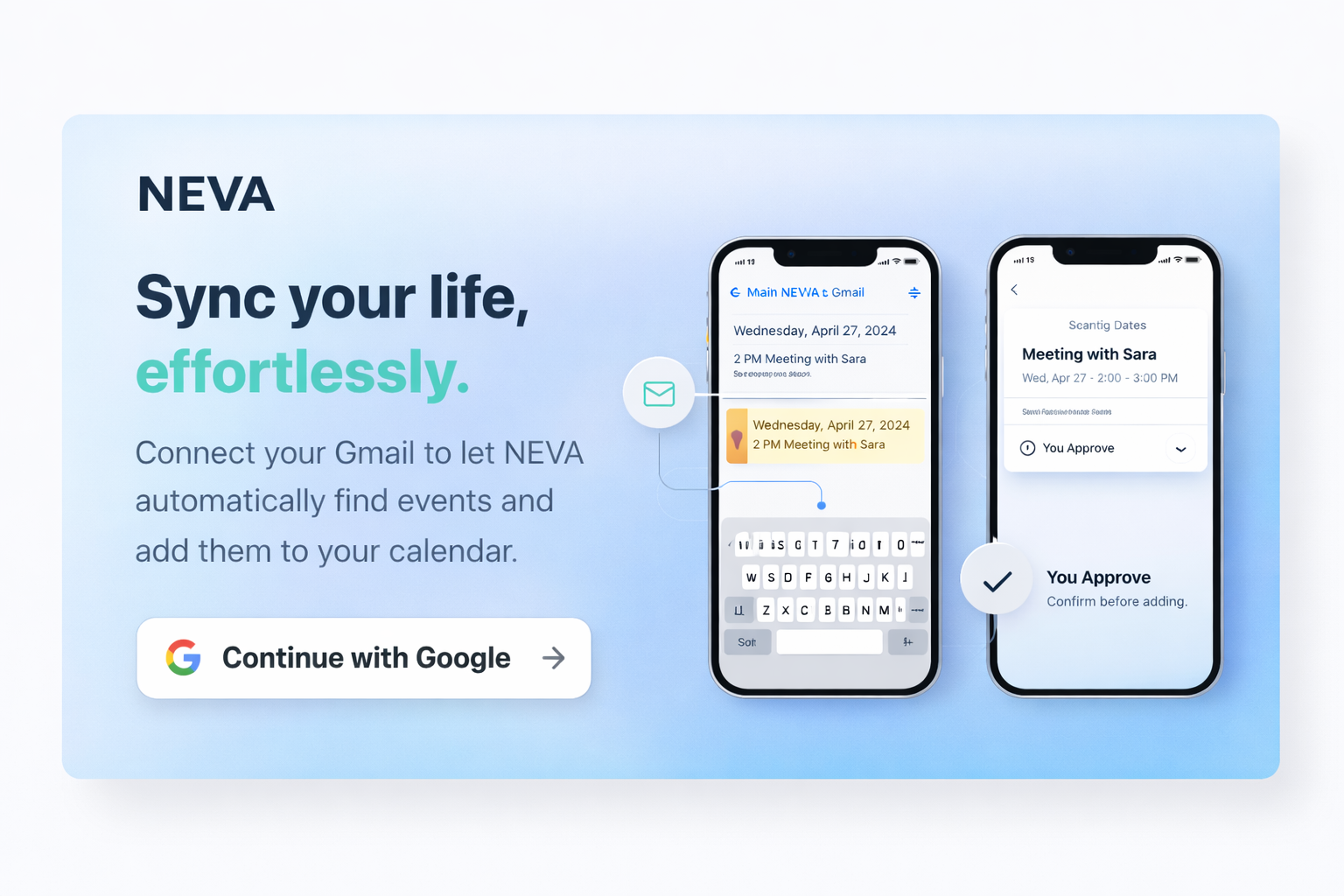 NEVA WAITLIST - Main product screenshot demonstrating key features and user interface