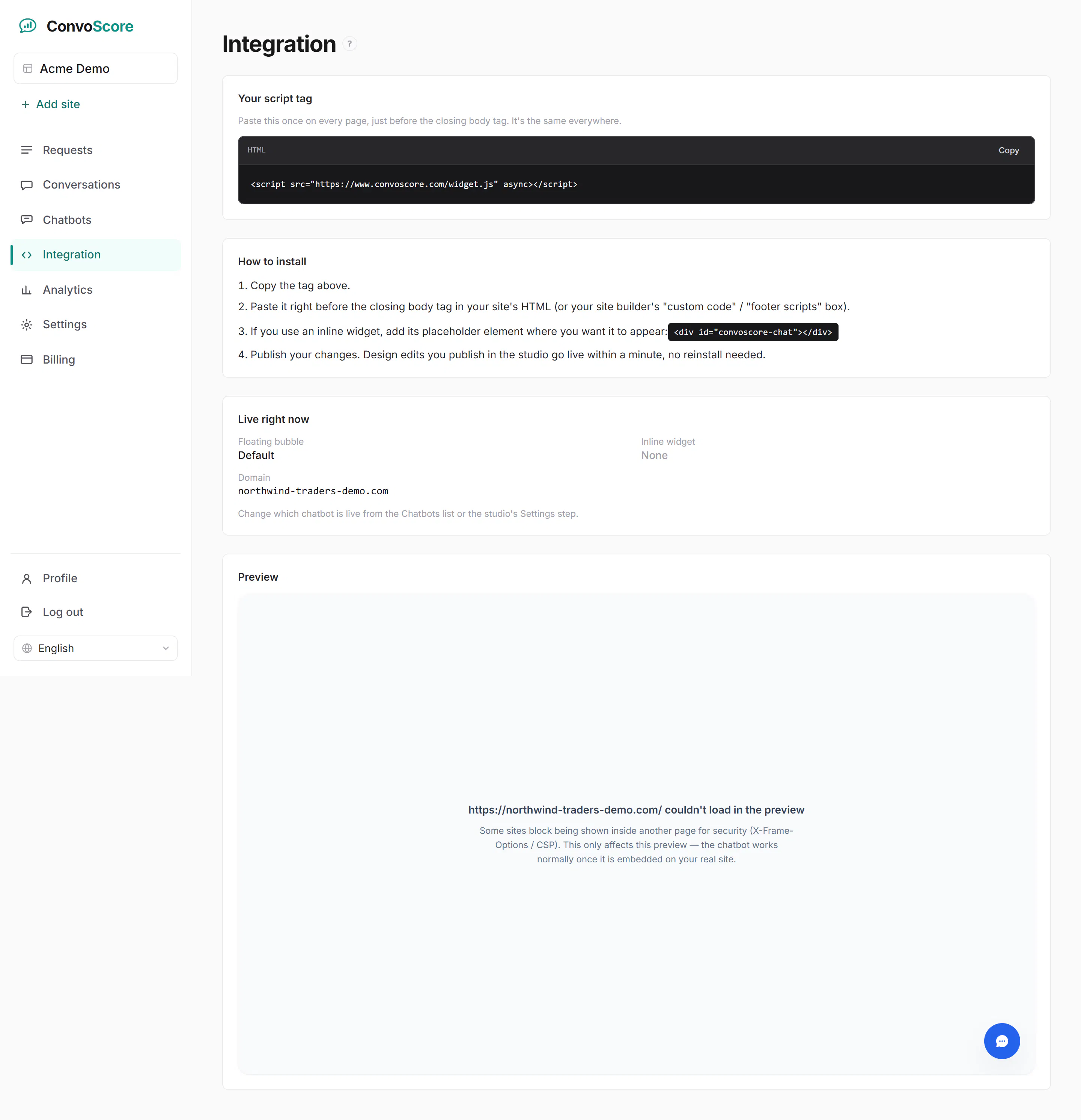 ConvoScore gallery image