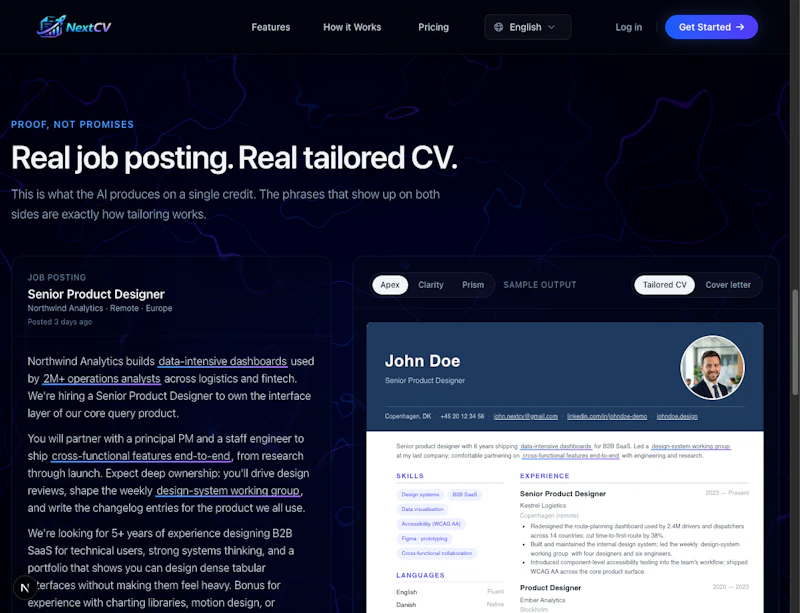 NextCV screenshot 4