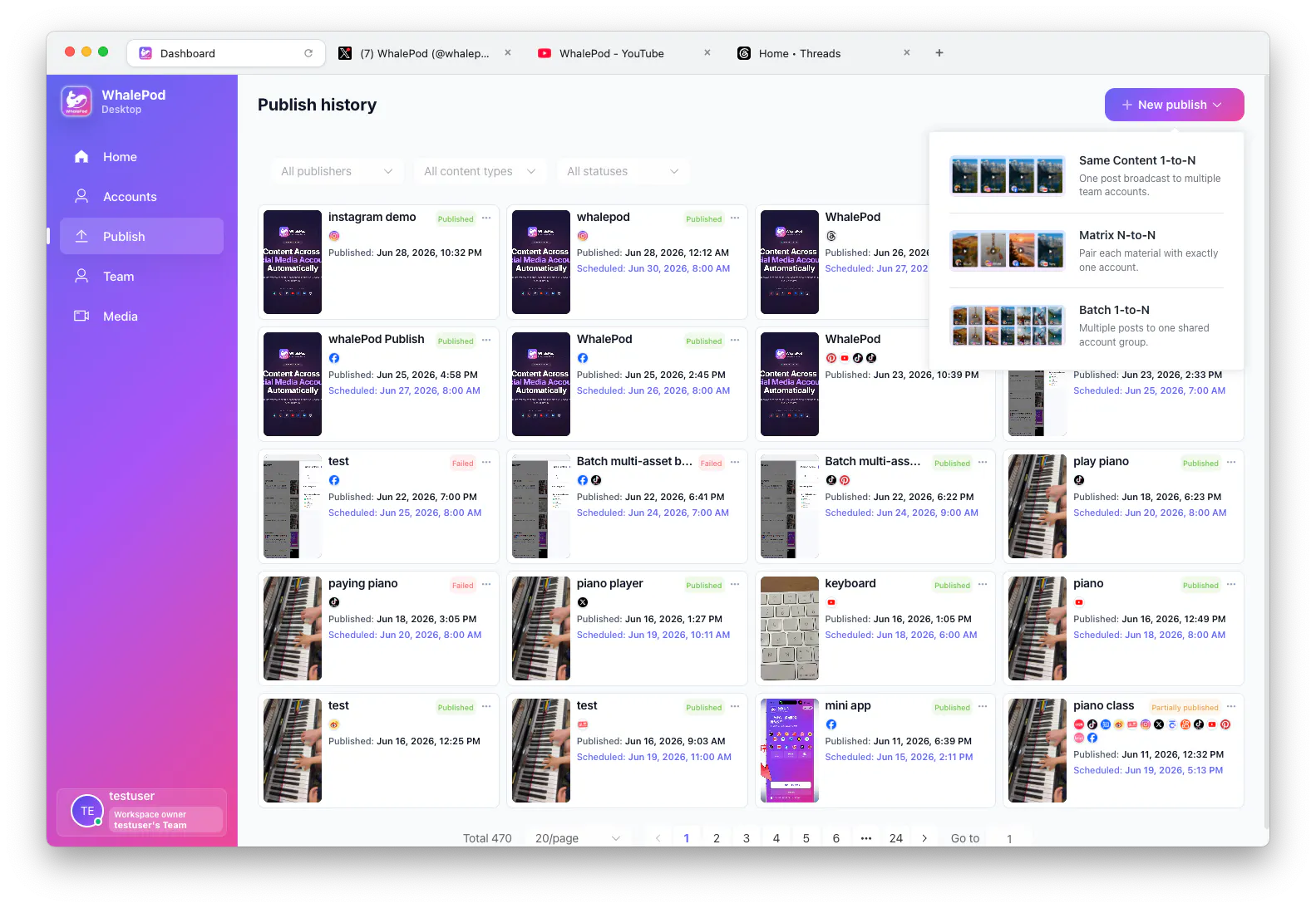 WhalePod Browser gallery image