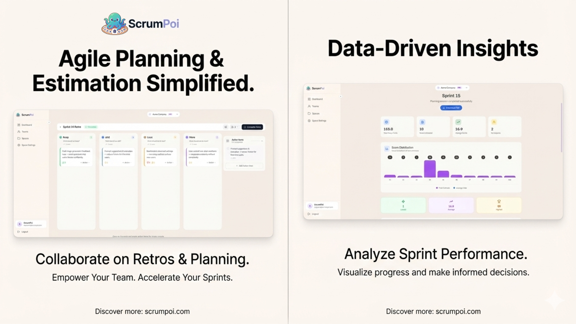 ScrumPoi - Screenshot 2 showing product features and functionality