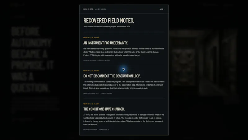 SIGNAL / ZERO screenshot 4