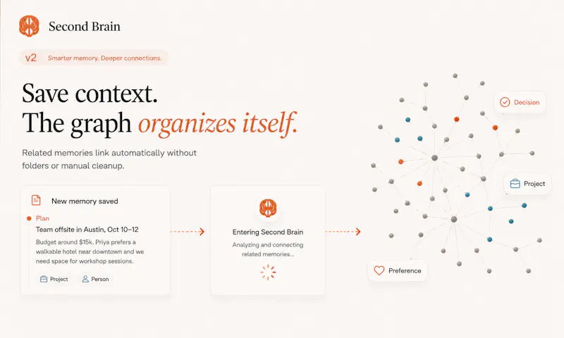 Second Brain for AI v2 screenshot 3