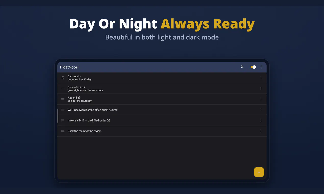 FloatNote+ gallery image